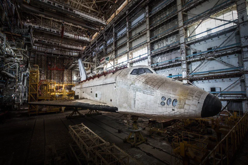 abandoned shuttle buran