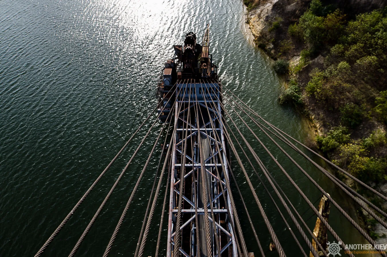heights of abandoned mining machine