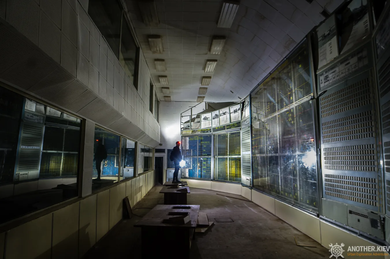 main hall of airforces abandoned bunker