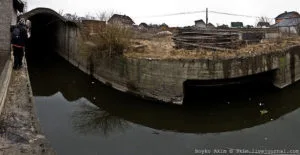 Ділянка сталінського тунелю на Осокорках